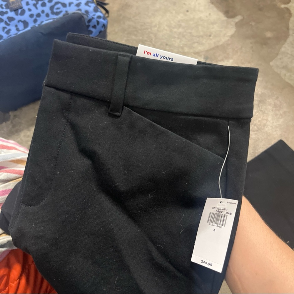 Old Navy Black Cropped Ankle Pants